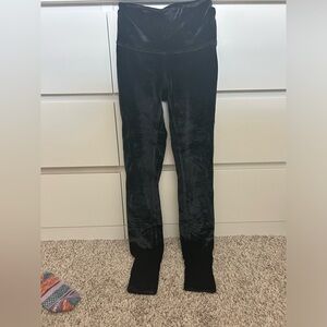 Black Velvet Lululemon Leggings